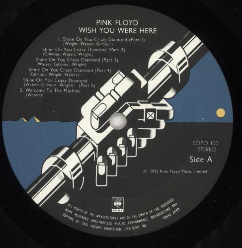 Pink Floyd/Wish You are Here(USレア初版) Pink Floyd - Wish You Were Here - Album Song Cassette Tapes